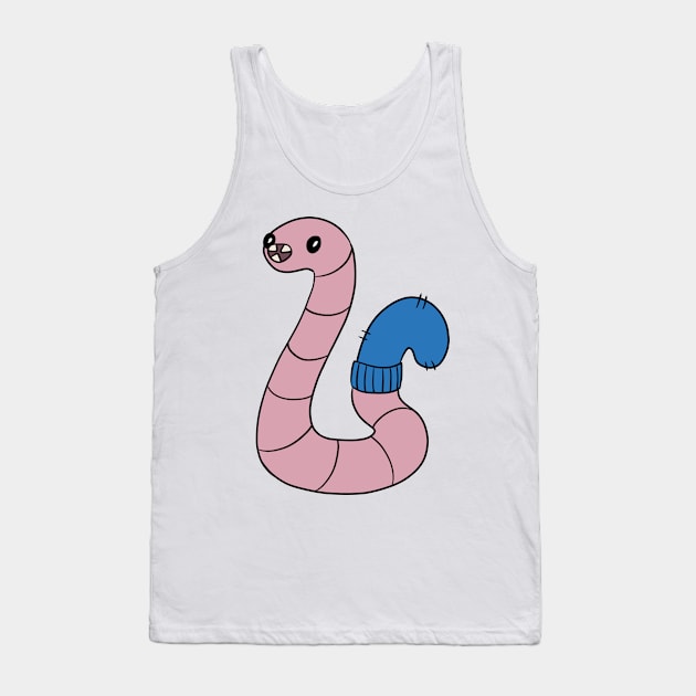 Cryptid Cutie Death Worm Tank Top by Wayward Knight